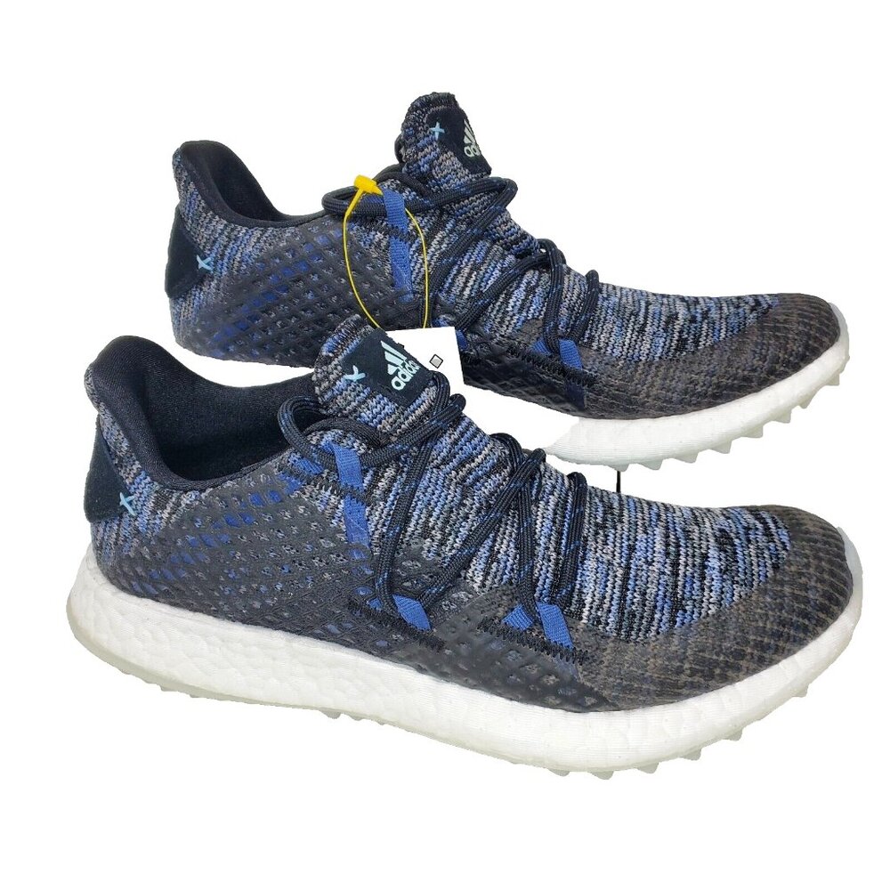 Adidas Crossknit DPR Golf Shoes Womens 6 Core Black/Sky Tint/Grey Four EF0464